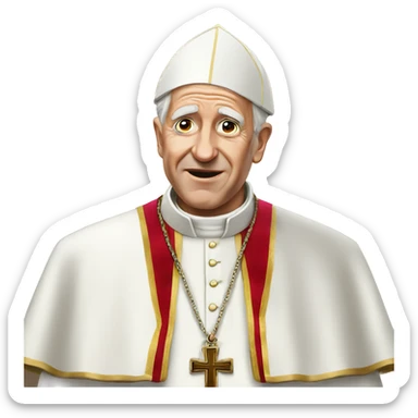 Pope sticker