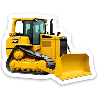 Bulldozer - CAT D6T (Model Year: 2021) (Iconic colour: Yellow) sticker