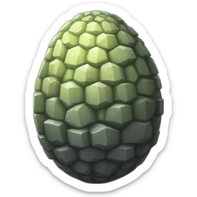 Minecraft dragon egg. Text above "Emperor" sticker