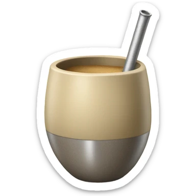 Yerba mate beige🧉 sticker
