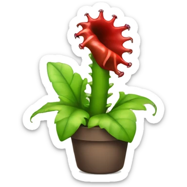 venus flytrap sticker