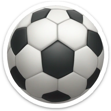 Soccer ball sticker
