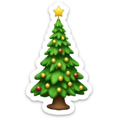 christmas tree sticker