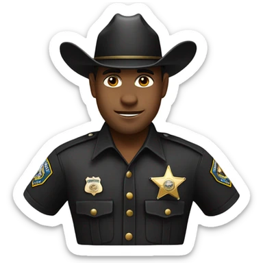 White guy Deputy sheriff in Texas sticker