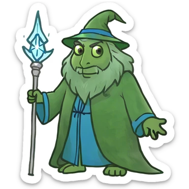 Frost wizard sticker