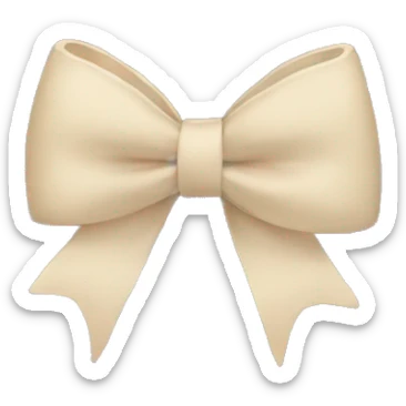 a bow sticker