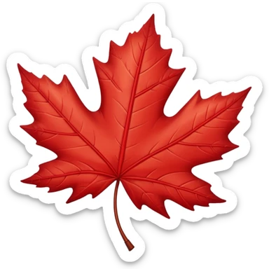 A maple leaf turning bright red in the wind.




























































 sticker