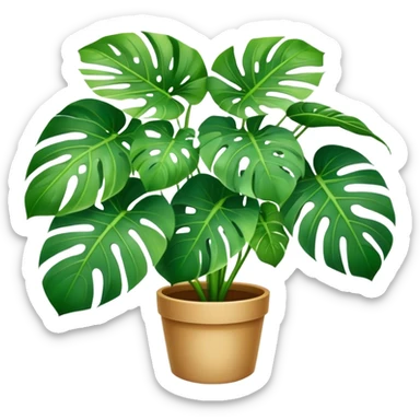 Monstera Plant sticker