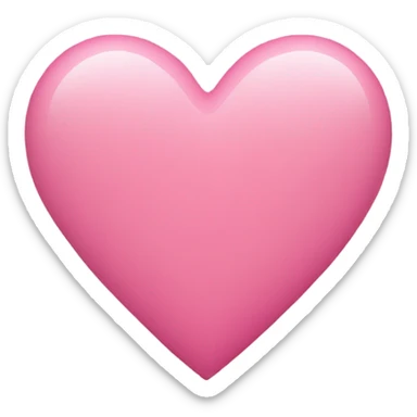 pink heart sticker