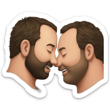 tom segura kissing bert kreischer sticker