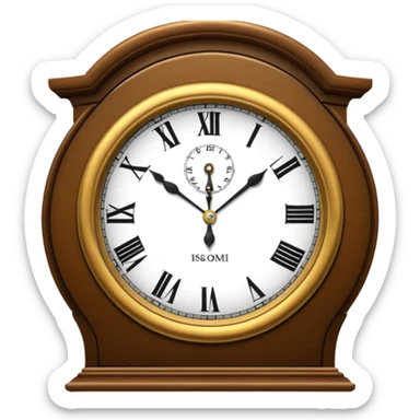 grandfather clock sticker
