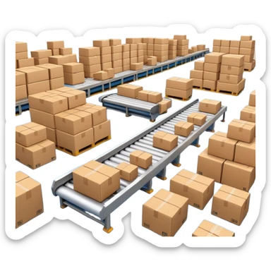 goods sorting centers sticker