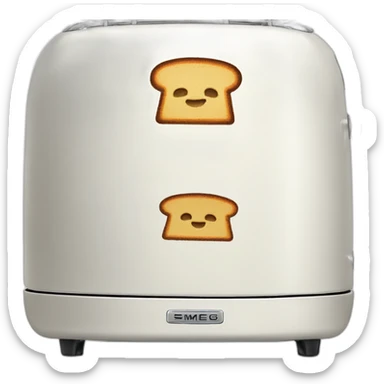 smeg toaster sticker