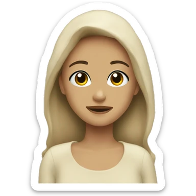 Beige aesthetic Christmas  sticker