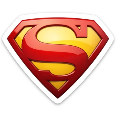Superman logo sticker