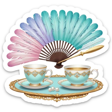 bridgerton aesthetic things sticker