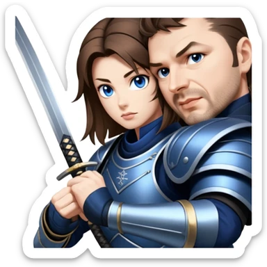 Warrior Samurai sticker