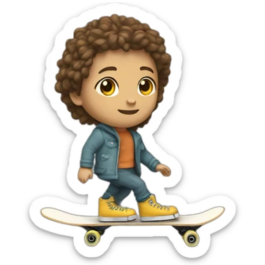 toda sur un skate sticker