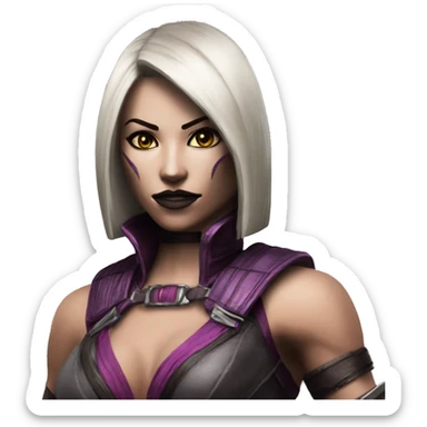 Mileena Mortal Kombat X sticker