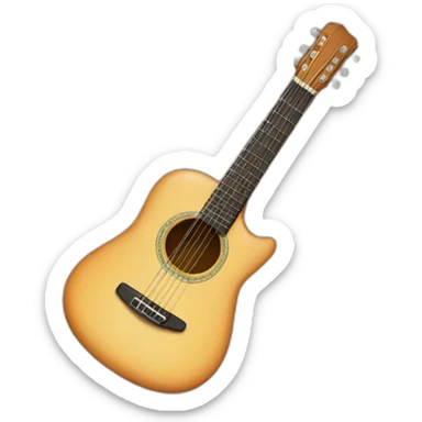 thai guiter instrument sticker