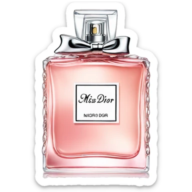 Miss dior perfume sticker