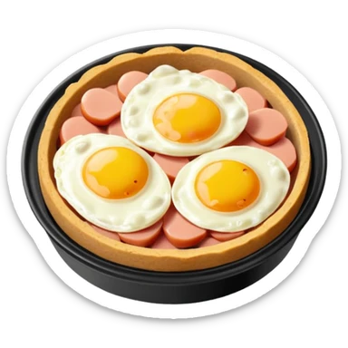 SPAM AND EGGS in paris sticker