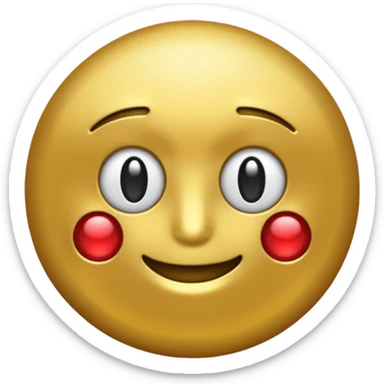 Crea un circulo dorado sticker