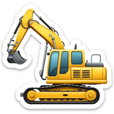 Machine de chantier sticker