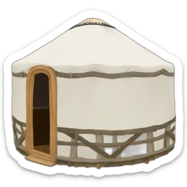 Kyrgyzstan yurt sticker