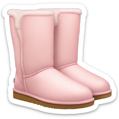 light pink uggs sticker