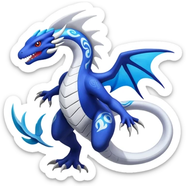 Lugia-Kyogre-Salandit-Reshiram-Latios-fusion-creature (full body) sticker