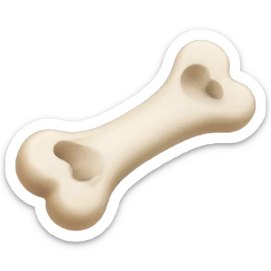 Dog bone sticker