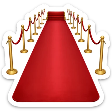red carpet sticker