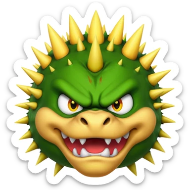Bowser from the Super Mario Bros. Movie sticker