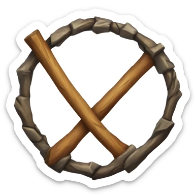 Rune of kindling sticker