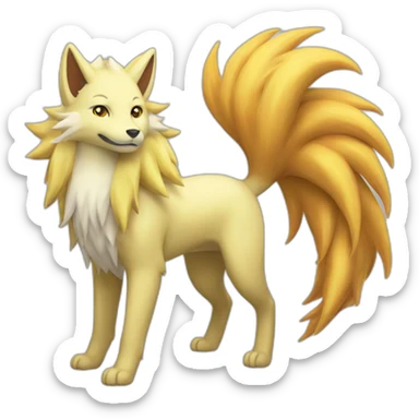 ninetails naruto sticker