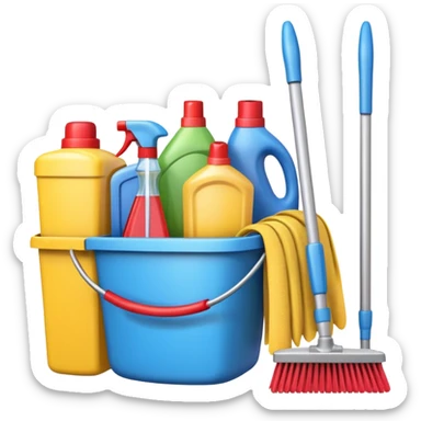 create school cleaning and housekeeping sticker