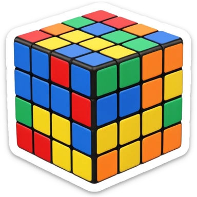 Cubo de rubik  sticker