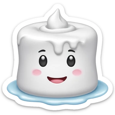 melting Marshmallow sticker