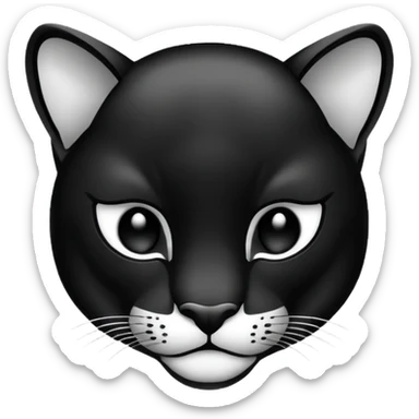 Lel logo de la marca de ropa puma  sticker