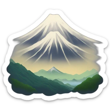 fuji-yama sticker