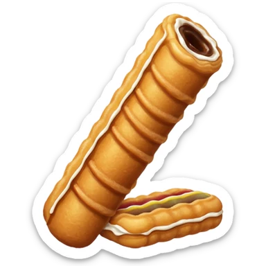 Make a churro emoji. sticker