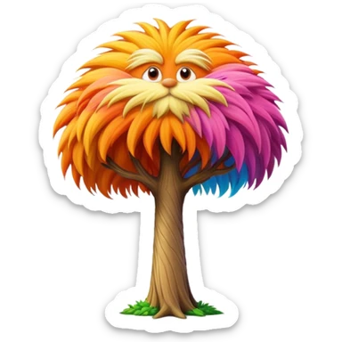 Lorax tree sticker