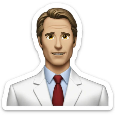 american psycho sticker