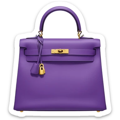 hermes kelly violet bag sticker