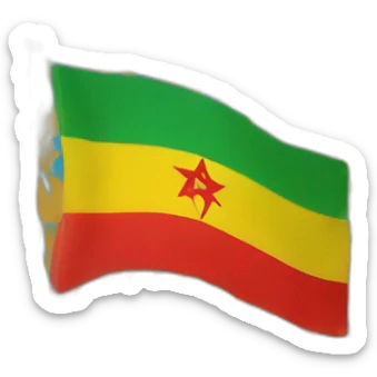 Amazigh flag sticker