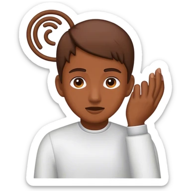 Plugging ear sticker