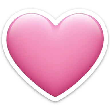 Pink heart sticker