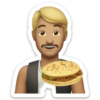 Colombian arepa  sticker