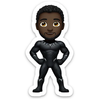 Black panther sticker